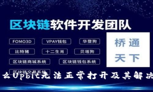 为什么Upbit无法正常打开及其解决办法