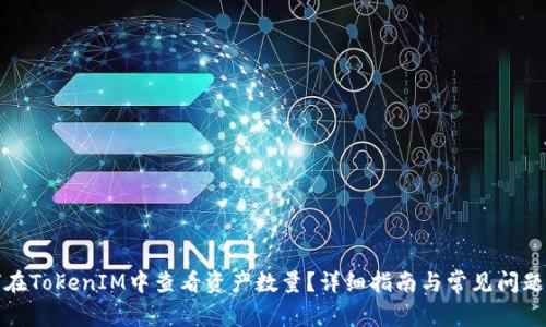 如何在TokenIM中查看资产数量？详细指南与常见问题解答