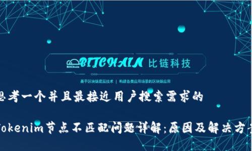 思考一个并且最接近用户搜索需求的

Tokenim节点不匹配问题详解：原因及解决方案