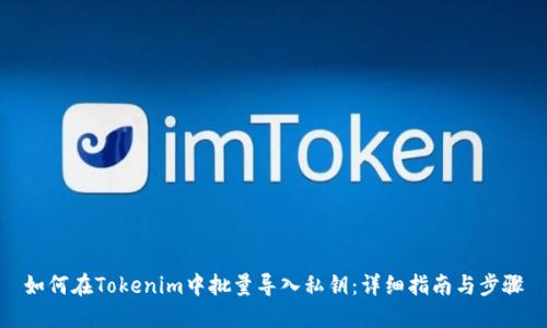 如何在Tokenim中批量导入私钥：详细指南与步骤
